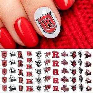 💌BO/GO$6 Rutgers Scarlet Knights College Sports Team Nail Art Decals